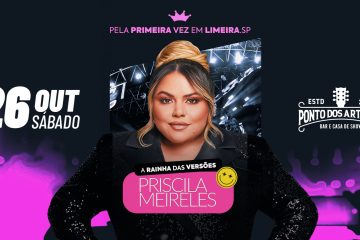 Priscila Meireles se apresenta pela primeira vez em Limeira/SP e realiza “Noite da Rainha”