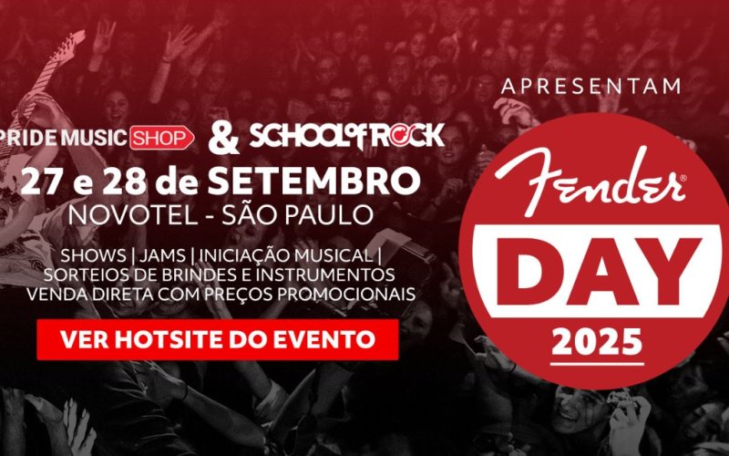 School of Rock e Pride Music Shop promovem Fender Day em São Paulo